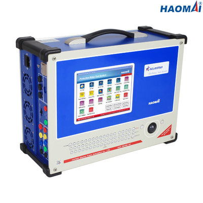 Sistema di prova multicanale del relè di 3 fasi messo con lo schermo LCD a 8 pollici