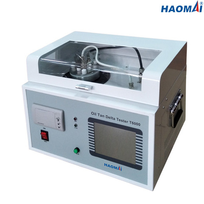 Corredo leggero della prova di BDV dell'olio del trasformatore, 600V olio Tan Delta And Resistivity Tester
