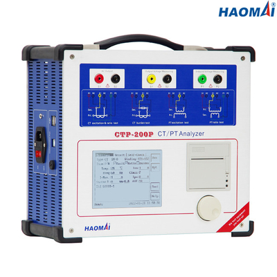 attrezzatura di prova del trasformatore corrente di 120V 60Hz, analizzatore portatile del VT di CT